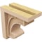 Ekena Millwork 4"W x 8"D x 8"H Classic Alma Rough Cedar Woodgrain TimberThane Corbel, Primed Tan CORUR04X08X08ALMRCPR - alternate 6